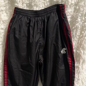 NCAA Black and White Athletic Pants